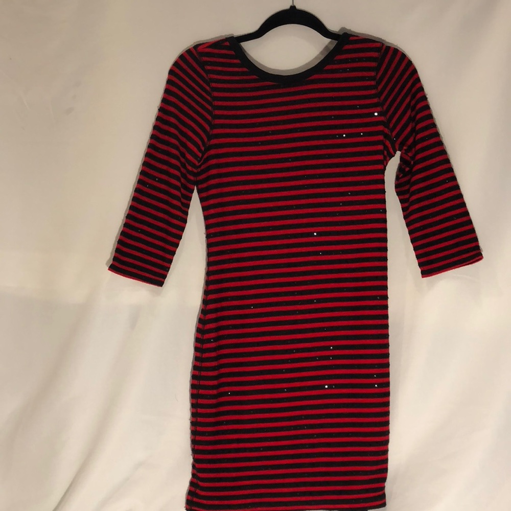 Express Sequined Fitted Dress